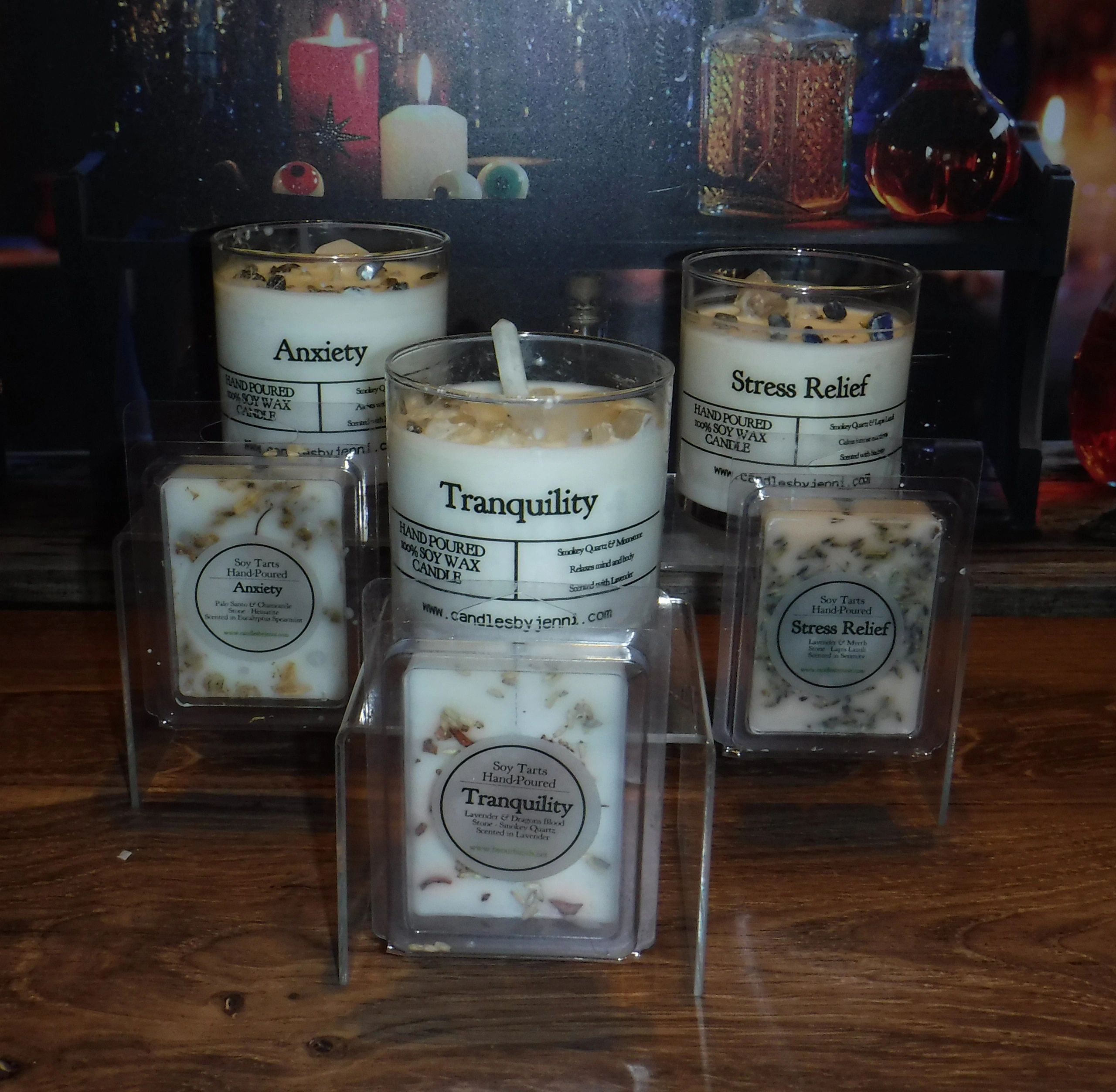 Candles by Jenni Novelty Soaps, Soy Candles
